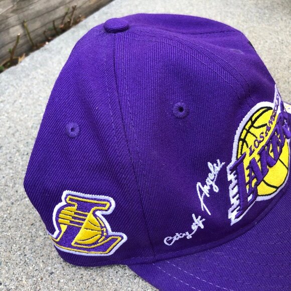 NEW ERA Los Angeles Lakers Local Snapback Hat 9Fifty LA City of Angels Hollywood - Picture 4 of 10